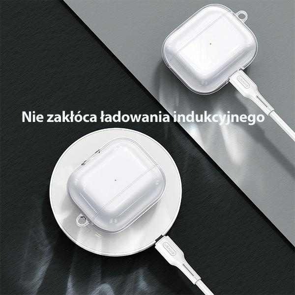 Hülle USAMS Apple AirPods 3 Schutzfolie Schwarz Case