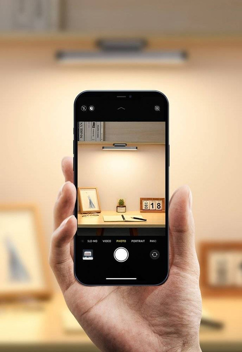 Baseus Magnetická LED noční lampa pod skříňku pro domácí kuchyň Šedá (DGXC-C0G)