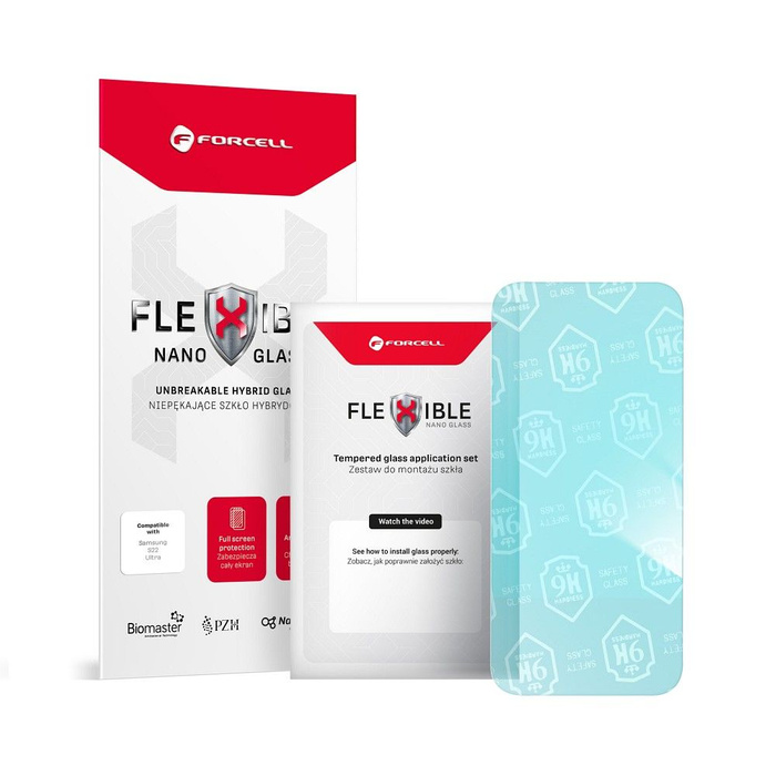 Szkło hybrydowe do iPhone 15 PRO Forcell Flexible Nano Glass