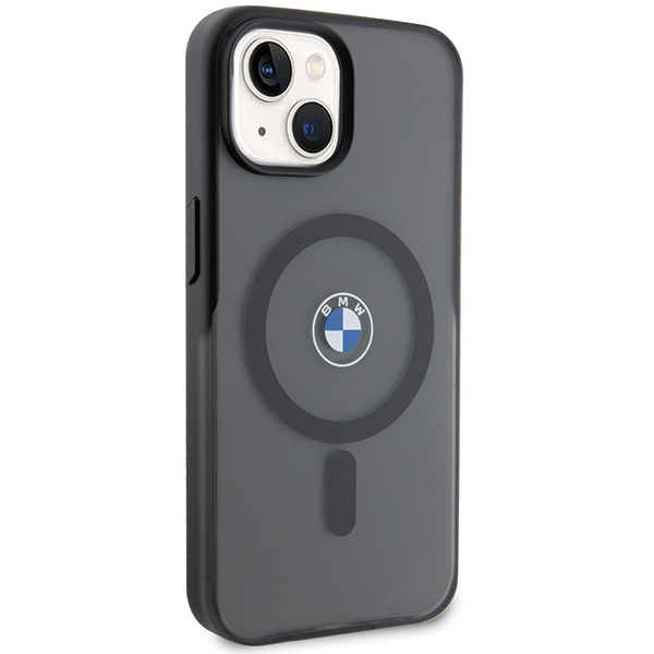 Cover BMW BMHMP15MDSLK iPhone 15 Plus / 14 Plus 6,7" nero/nero durocase IML Signature MagSafe Case