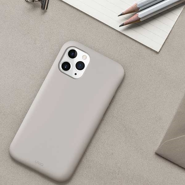 Puzdro UNIQ Apple iPhone 11 Pro Lino Hue Beige Case