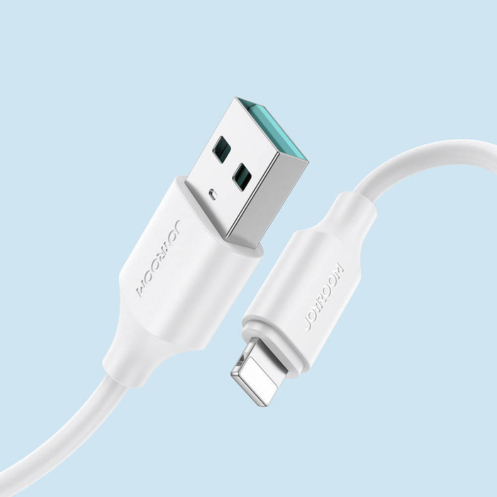 Câble de charge/données USB Joyroom - Lightning 2.4A 1m Blanc (S-UL012A9)