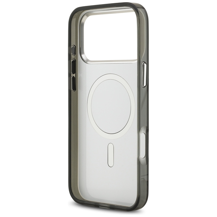 Etui Karl Lagerfeld IML Aquarelle Karl   & Choupette & Logo MagSafe do iPhone 17 Pro czarny