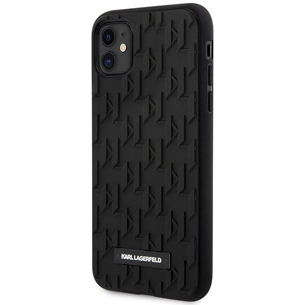 Karl Lagerfeld KLHCN61RUPKLPK iPhone 11 / Xr 6.1" hartcase schwarz/schwarz 3D Monogram