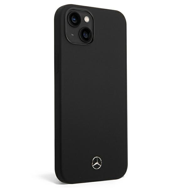 Hülle Mercedes MEHMP14MSILBK iPhone 14 Plus 6,7" schwarz/schwarz hartcase Silikon MagSafe