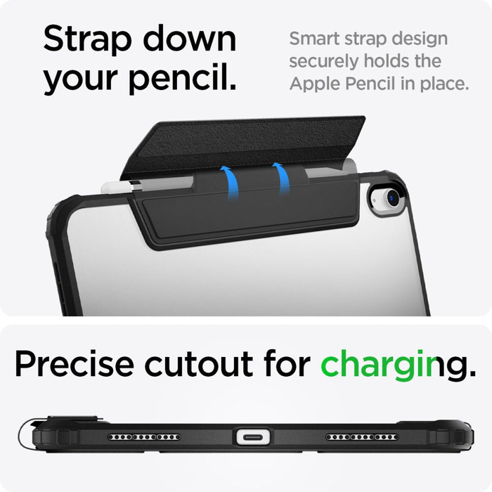 Spigen Ultra Hybrid PRO IPad 10.9 2022 NEGRO