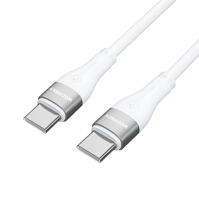 Wozinsky WSTCC2 USB-C / USB-C PD 65W cable 2 m - white