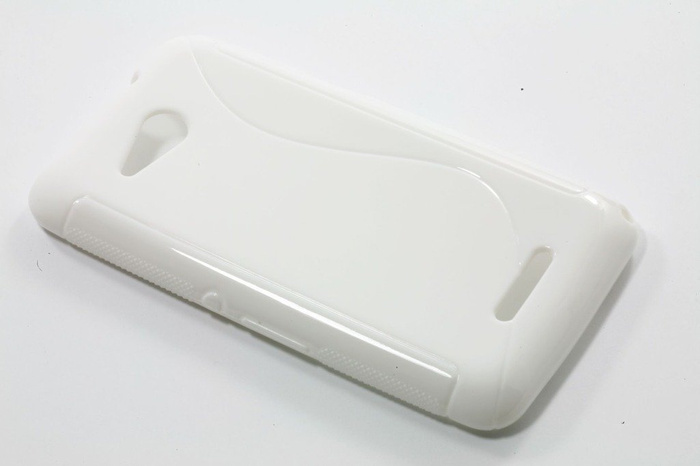 Housse S-Line Sony Xperia E4G BLANCHE Coque Silicone