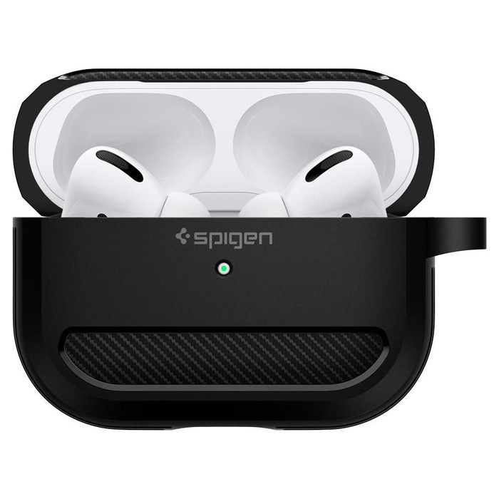   Airpods Pro Rugged Armor Estuche Negro Mate