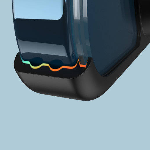 Ugreen Fusion Kickstand Custodia rigida per iPhone 13 Pro con telaio in gel e supporto nero (90153)