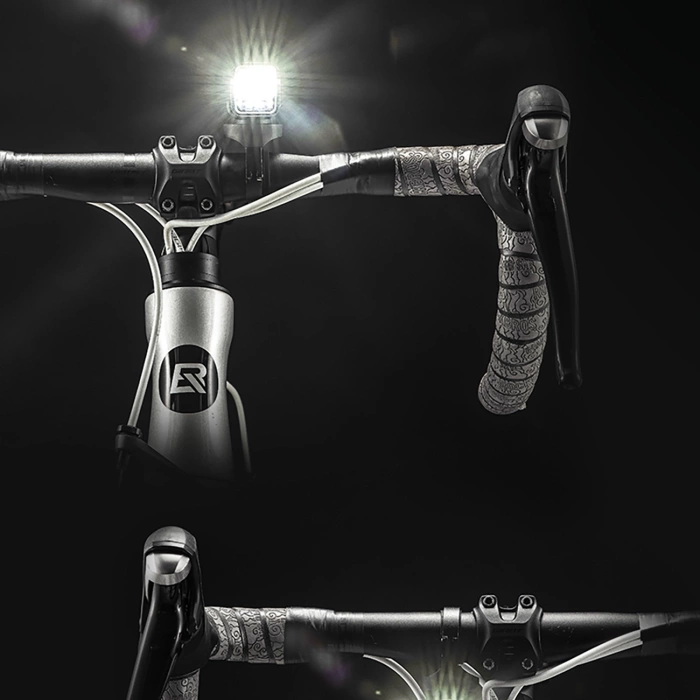 Rockbros 24610002001 front bicycle light 1000 lm + USB-C - USB-A cable - black