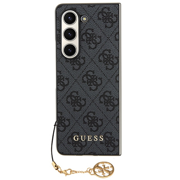 Guess GUHCZFD5GF4GGR F946 Z Fold5 grigio/grigio rigidocase Collezione Charms 4G