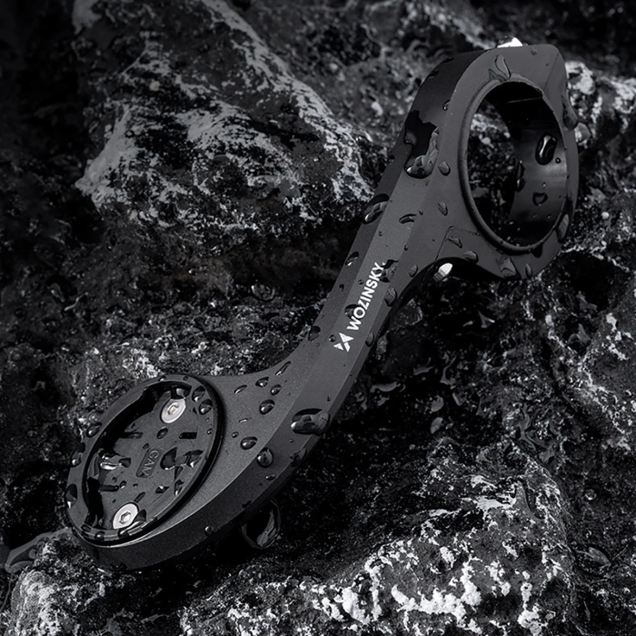 Uchwyt rowerowy Wozinsky WUG-01B na licznik Garmin na kierownicę na kamerkę lampkę - czarny