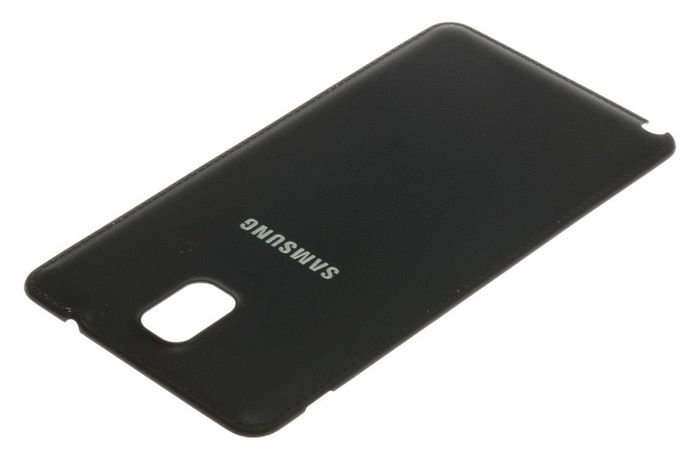 Battery cover SAMSUNG Galaxy Note 3 Genuine Black Imitation Leather Grade B
