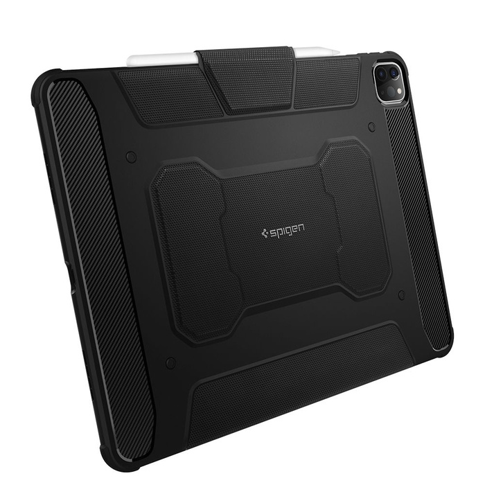 Cover SPIGEN iPad Pro 12.9 2021 Rugged Armor "pro" Custodia nera