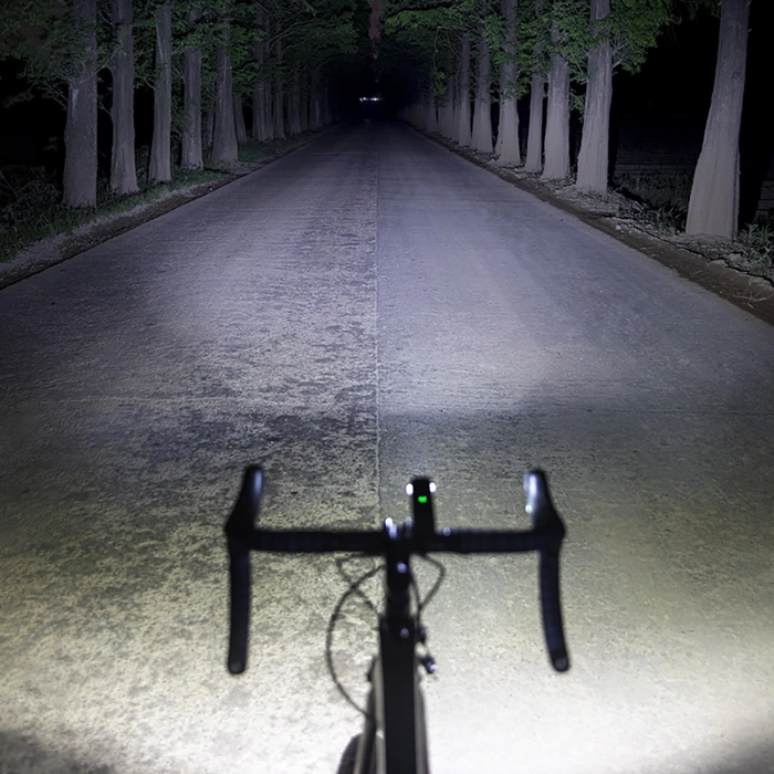 Rockbros 24610002001 front bicycle light 1000 lm + USB-C - USB-A cable - black