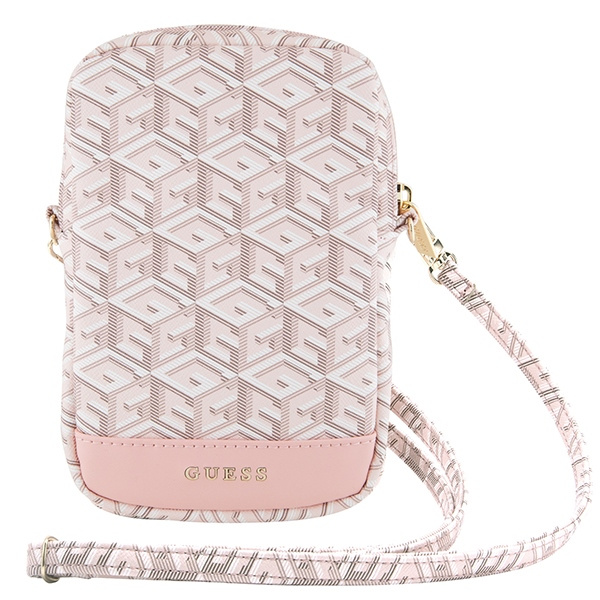 Guess Torebka GUWBZPGCSPGP różowy/pink Zip GCube Bottom Stripe