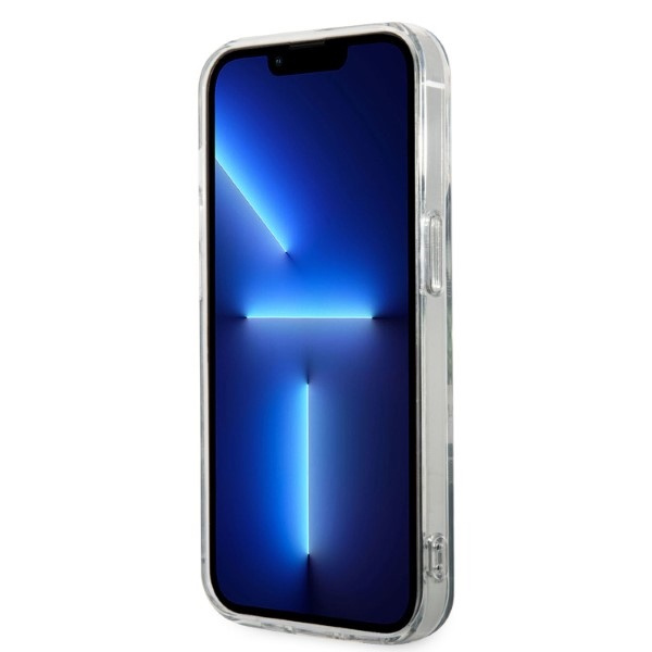 Sada Pouzdro Guess Case+ nabíječka iPhone 14 Pro 6,1" zelená/zelená hard case Jungle MagSafe