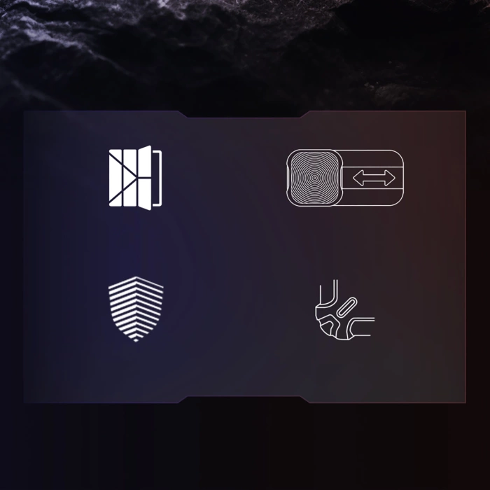 Nillkin Bumper PRO Protective Stand Case Multi-angle for iPad Pro 12.9 2020/2021/2022/ Air 13 2024 Black