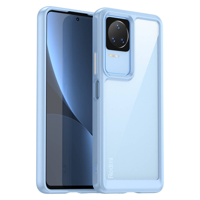 Funda Outer Space para Xiaomi Poco F4 5G funda con marco flexible azul