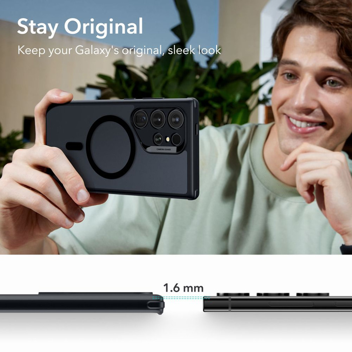 Case Esr Ch Halolock MagSafe Samsung Galaxy S24 Ultra Frosted Black Case