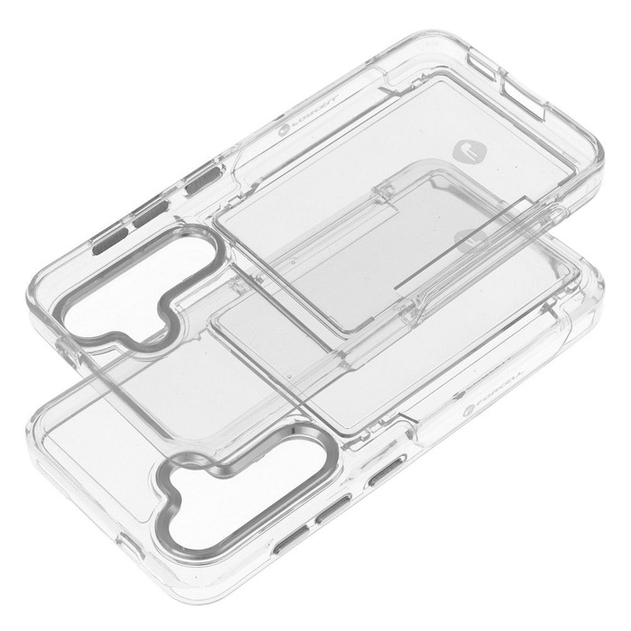 FORCELL F-PROTECT Crystal Pocket futerał do SAMSUNG S24 Ultra transparentny