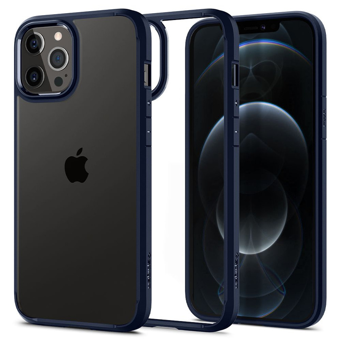 Puzdro SPIGEN Appe iPhone 12 / 12 Pro Ultra Hybrid Navy Blue Case