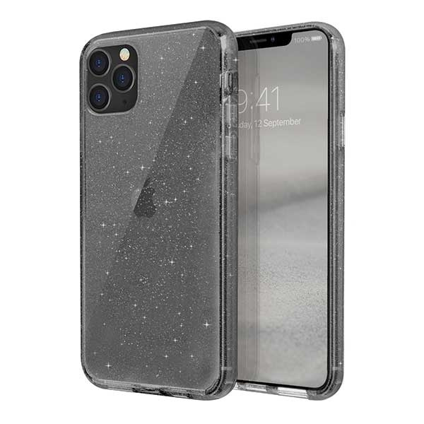Custodia Uniq LifePro Tinsel iPhone 11 Pro Max nera / fumo di vapore