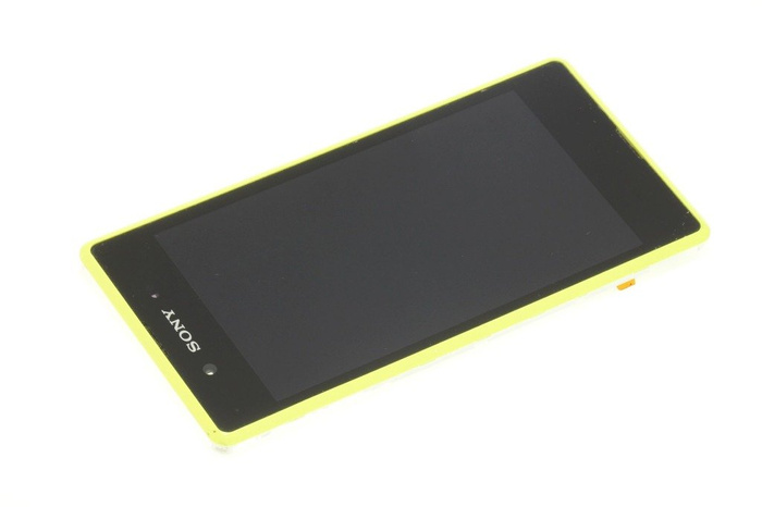 SONY Xperia E3 A osztályú kijelző Eredeti LCD Touch Sárga