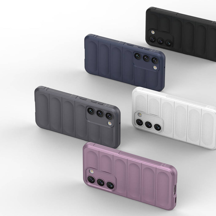 Funda Magic Shield para Samsung Galaxy S23+ funda blindada flexible azul claro