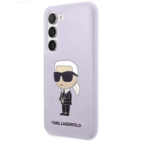 Obal Karl Lagerfeld Silicone Nft Ikonik - Obal Samsung Galaxy S23 (fialový) Case
