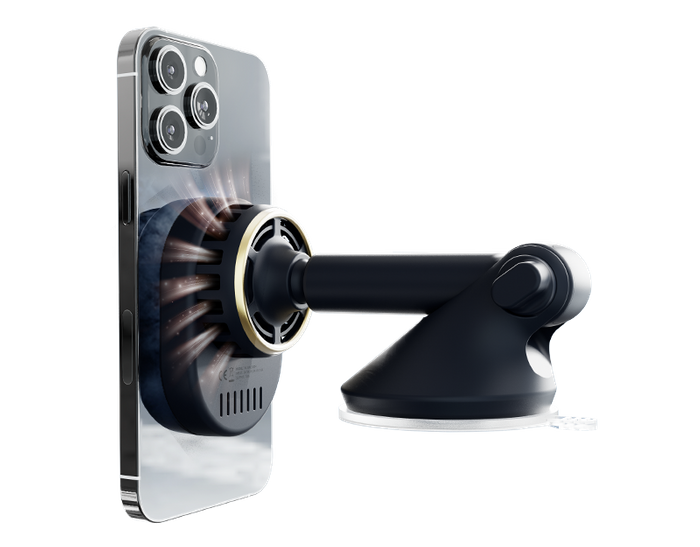 Uchwyt Magnetyczny iOttie Velox Pro MagSafe Magnetic Cryoflow Cooling z ładowaniem indukcyjną na deskę rozdzielczą / szybę