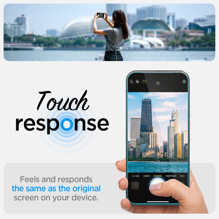 Vidrio Templado Spigen GLAS.TR "EZ FIT" 2-PACK GOOGLE PIXEL 9 / 9 PRO TRANSPARENTE