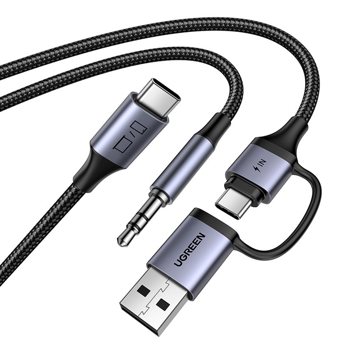 Soundkarte Ugreen CM772, USB-C auf 3,5mm + USB-C/A