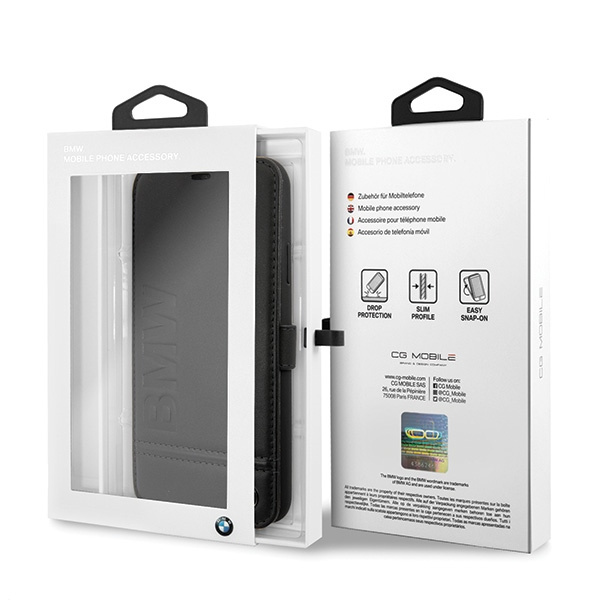 BMW Hülle Apple iPhone 11 Pro Max Signature Schwarz Hülle