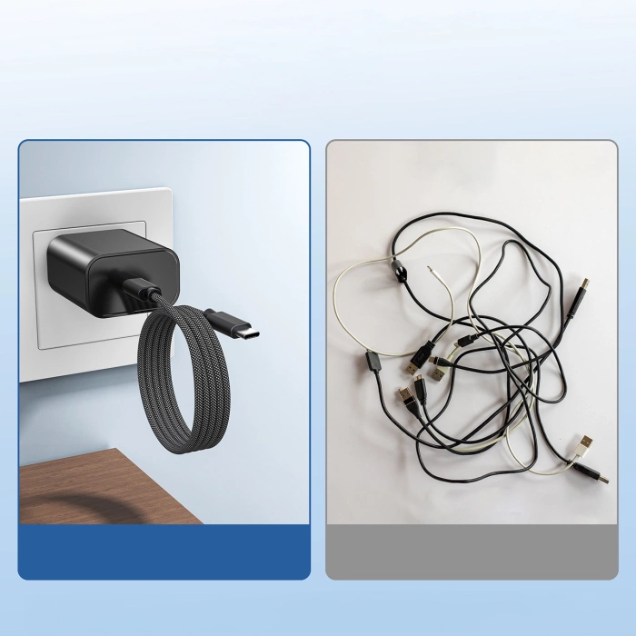 Choetech XCC-1052 100W USB-C Magnetkabel 1,2m - Schwarz