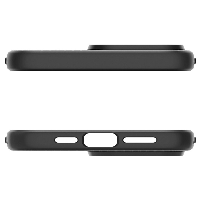 Hülle Spigen Liquid Air iPhone 15 Pro Hülle MATTE Schwarz Case