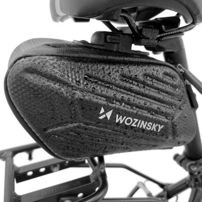 Wozinsky bicycle saddle bag waterproof 1.5l black (WBB27BK)