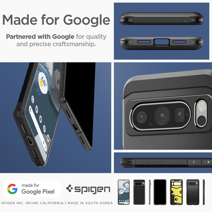 Coque Spigen Tough Armor Google Pixel 8 Pro Noir Case