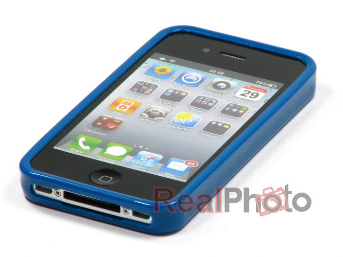 Coque Apple iPhone 4 4S STK Étui en caoutchouc Coque