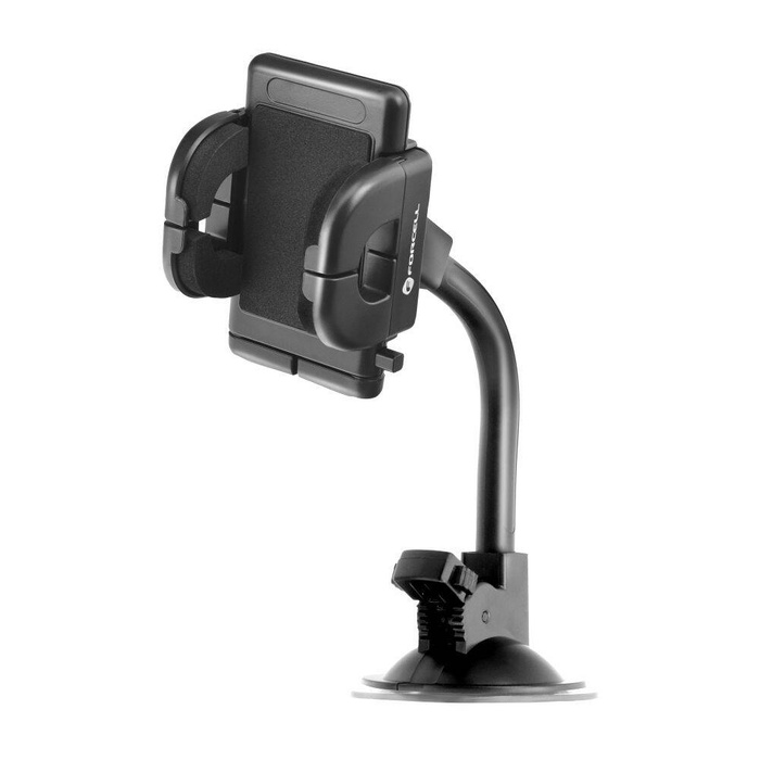 Uchwyt na telefon do samochodu uniwersalny Forcell F-Grip Regular 17 cm do szyby / deski / kratki czarny