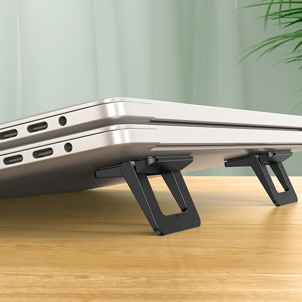 USAMS Laptop Tablet Stand 2pc Nero