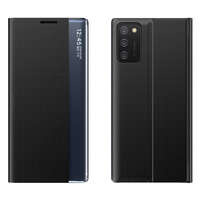 Nový kryt Sleep Case s funkcí stojánku pro Samsung Galaxy A03s (166.5) černý