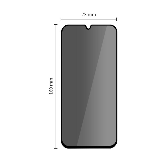 SZKŁO PRYWATYZUJĄCE TECH-PROTECT GLASS SPY+ 2-PACK GALAXY A16 4G / 5G / A26 5G / A17 4G / 5G PRIVACY