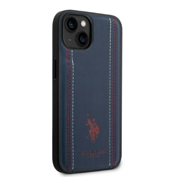 US Polo USHCP14MPFAV iPhone 14 Plus 6.7" navy/navy blau Ledernaht