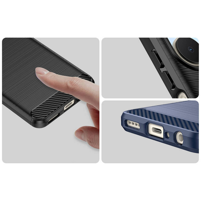 Funda Carbon Case para Realme 10 funda silicona carbono flexible negra