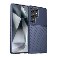 Thunder Case Samsung Galaxy S25 Ultra Silicone Armored Case - Blue