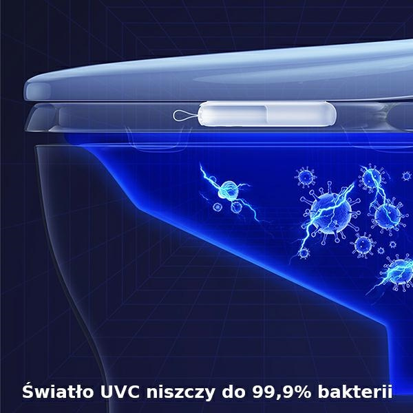 USAMS UV-C WC-Desinfektionslampe Handsterilisator weiß/weiß ZB210XDH01 (US-ZB210)