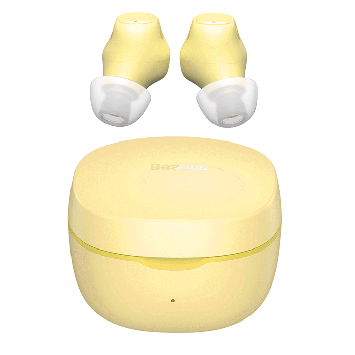 Baseus Encok WM01 TWS Wireless In-Ear Bluetooth 5.3 Headphones Yellow Upgradovaná verze (NGTW240011)