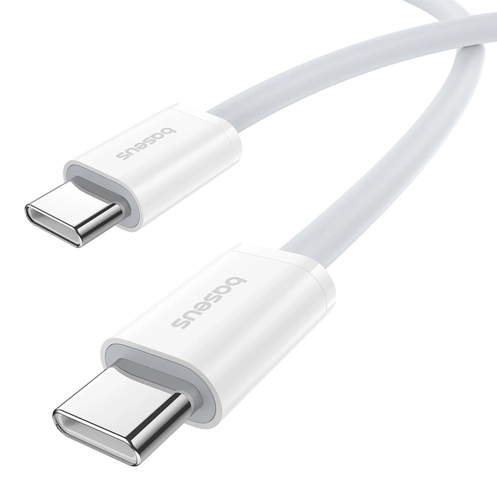 Baseus Superior Series II USB-C – USB-C 30 W 480 Mbit/s Kabel 1 m – Weiß